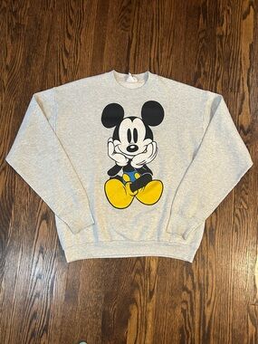 Vintage 90s Mickey Mouse Double Sided Sweatshirt